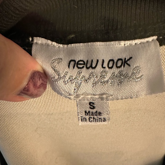 New Look Supreme green camo jacket stripes size small - Picture 6 of 6